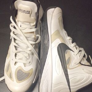 Nike Hyperfuse NEW Without TAGS.White and Black Athletic Shoes